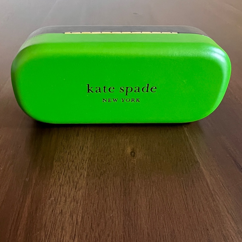 Kate Spade Gold and Mint Green Sunglasses and Case